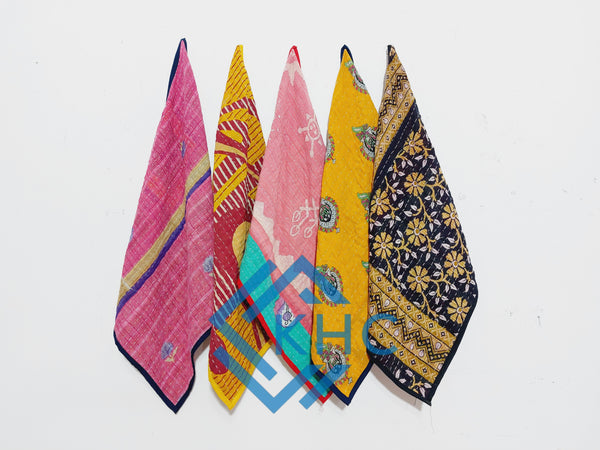 Set Of 5 Wholesale Mix Assorted Set Vintage Kantha Kitchen Towels