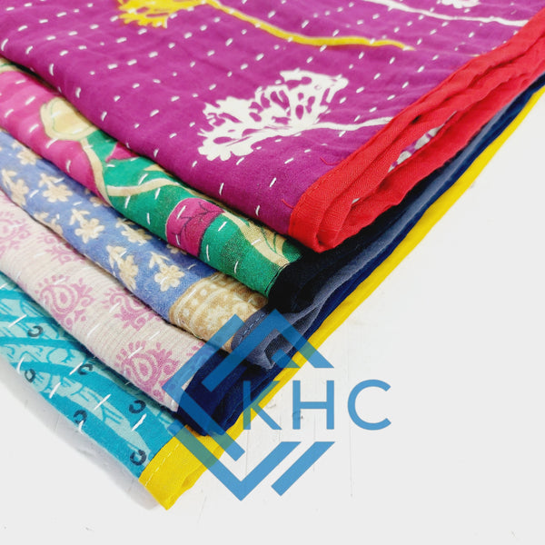 Set Of 5 Wholesale Mix Assorted Set Vintage Kantha Kitchen Towels