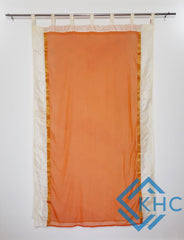 Vintage Handmade Recycled Silk Saree Curtain