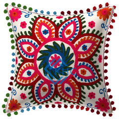 5 Pcs Set Suzani Embroidered Decorative Cushion Cover