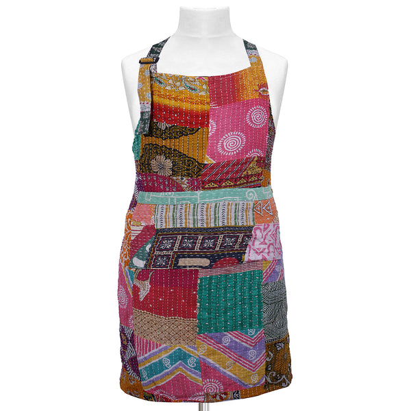 Vintage Kantha Quilt Apron