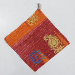 Mix Assorted Handmade Vintage kantha Cotton Pot Holders