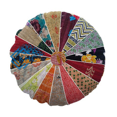 Mix Assorted Patchwork Floor Cushion Cover 32 Inch