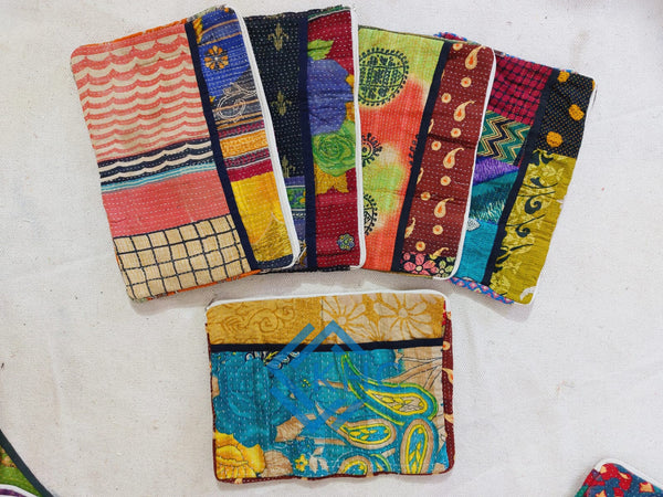 Vintage Kantha Assorted Handmade Laptop Cover Set Of 2 Pcs