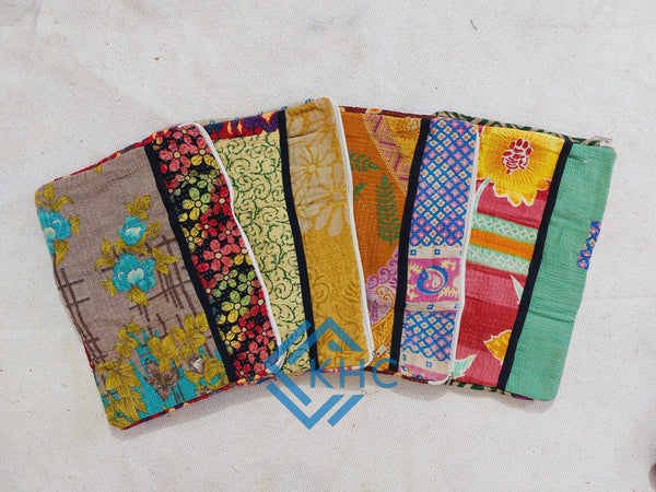 Vintage Kantha Assorted Handmade Laptop Cover Set Of 2 Pcs