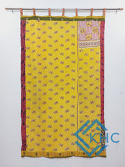 Vintage Kantha Handmade 100% Cotton Fusion Curtains