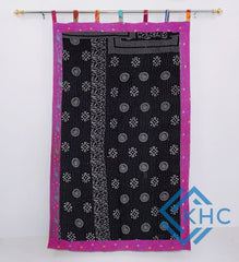 Vintage Kantha Handmade 100% Cotton Fusion Curtains